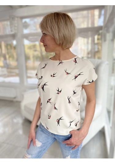 Nıka & Collectıon Ceket Altı Giyilebilen Kısa Kollu Bluz 74124990