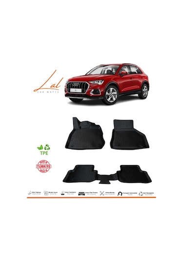 Audi Q3 3D Havuzlu Paspas 2018-2024 Uyumlu