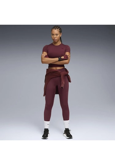Puma W Shape Baby Tee Kırmızı Kadın Crop