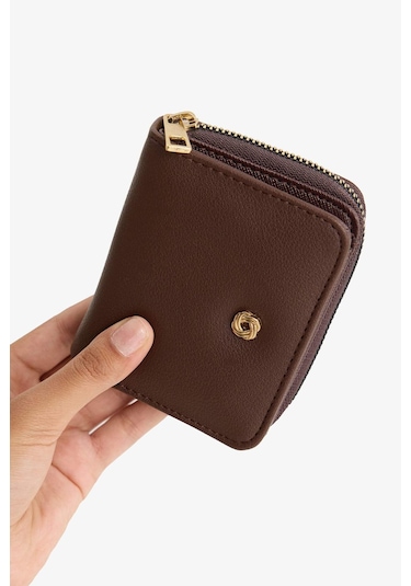 Defacto Kadın Suni Deri Cüzdan F6796axnsbn66 Kahve