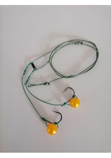 Profesyonel Sazan İdamlık Boğma Takımı 2 İğneli Sarı Boncuklu