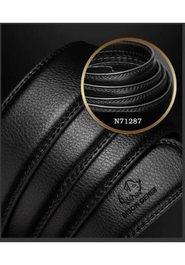 Bison Denim Mekanizmalı Hakiki Deri Italyan Kemer 125 Cm