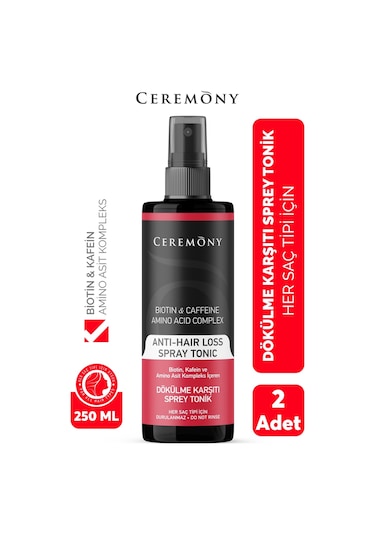 Ceremony Dökülme Karşıtı Saç Sprey Tonik 2 x 250 ML