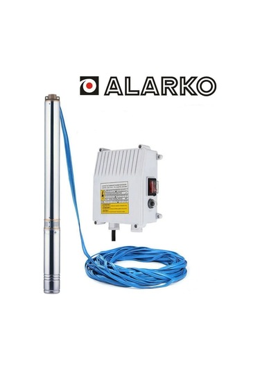 Alarko 4" 2 Hp 18 Kademe 220v Paket Dalgıç Pompa 30 Mt Kablo+pano