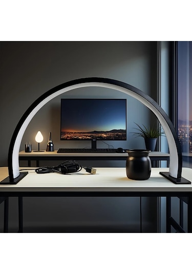 Willowhaven Pembe Ark Tırnak Lambası Ayarlanabilir Parlaklık Renk Sıcaklığı 3 Aydınlatma Modu Pembe Yay Tırnak Lambası