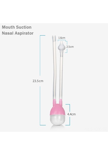 Yaozixa Mavi Bebek Burun Emici, U-şekilli Ters Akış Engeli, Yiyecek Dereceli Silikon, Konforlu Ve Güvenli Burun Temizliği