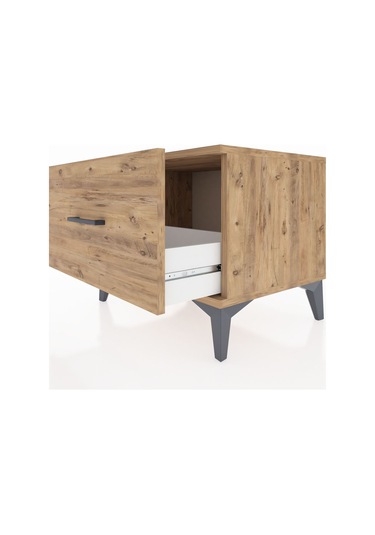 Hyperion Komodin Tek Çekmeceli 60x44x48 Çam-çam Çam