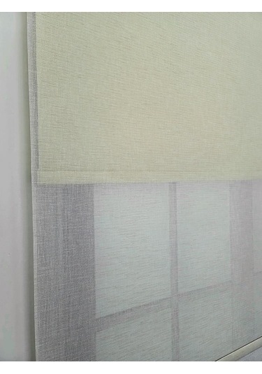 Bbb Keten Kumaşlı Çift Mekanizmalı Tül Stor Perde Mt3000