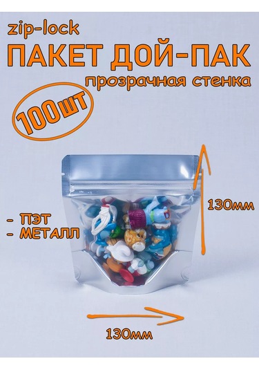 Softhomecraft Doypack 130x130 Mm, Metalize, 100 Adet 172433549