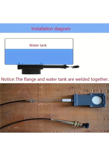 Xuweiwei Karavan Tahliye Valfi Siyah Manuel Tatlısu Vanası Atık Su Vanası Karavan Dönüşüm Aksesuarları