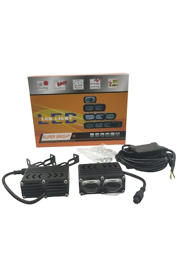 Offroad Sis Lambası 7.2 X 5.6 X 3cm 2 Led Beyaz 45w Sarı 45w 12-80v