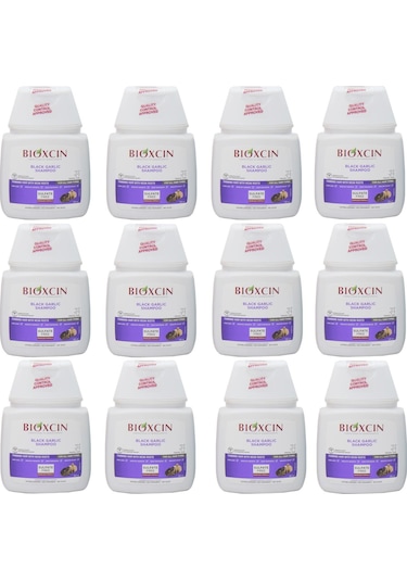 Bioxcin Saç Dökülmesine Karşı Siyah Sarımsak Şampuanı 12 x 100 ML