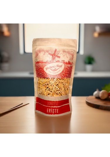 Domatesli Erişte 400gr Koruyucu Ve Katkı Maddesi İçermeyen Sağlıklı Ve Doğal İçeriğiyle Sizlerle