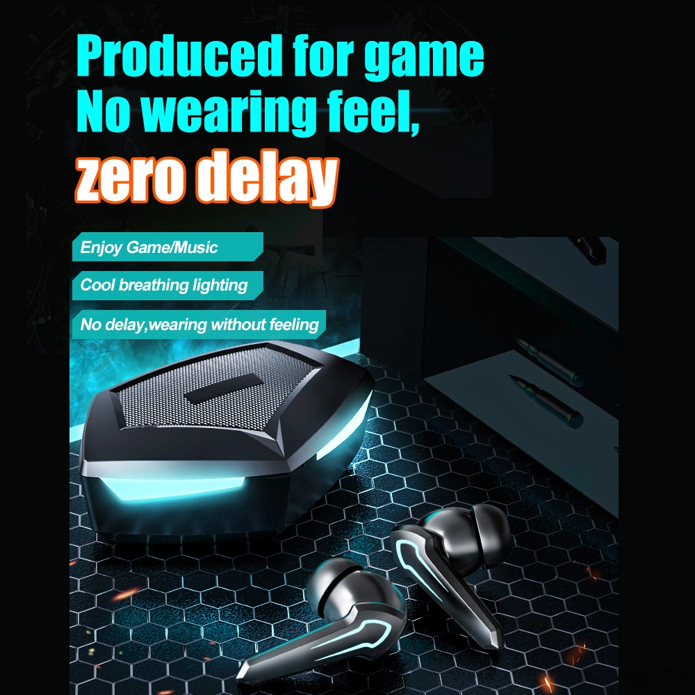 Moveevo P30 Kulak İçi Bluetooth 5.2 Kulaklık, 45ms Düşük Gecikme, Gürültü Engelleme, Mikrofonlu, Oyun/spor/müzik İçin Beyaz