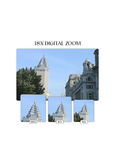 Yashıca Digimate 4K Video 18x Dijital Zoom Dijital Fotoğraf Makinesi
