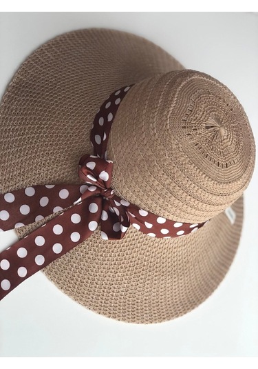 Ays Plaj Şapka Hasır Çok Renkli