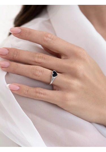 Sılverme 925 Ayar Gümüş Kalp Yüzük. 177167478 Gümüş