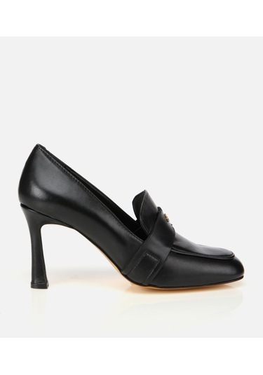 Hotiç Kadın Deri Siyah Yumuşak Dokulu Gold Detaylı Topuklu Stiletto 01ayh316610a100 01ayh316610a100 Siyah