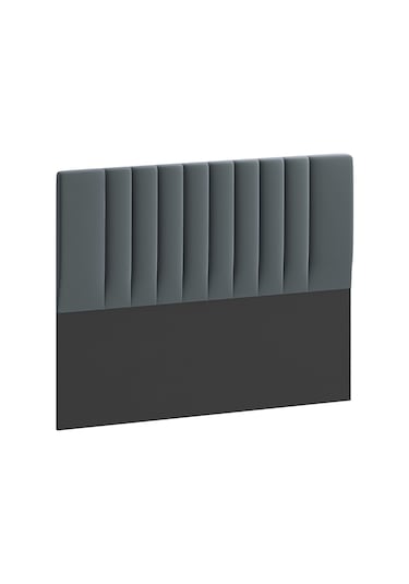 Yatak Başlığı, Lotus Başlık Antrasit 140x100 Cm