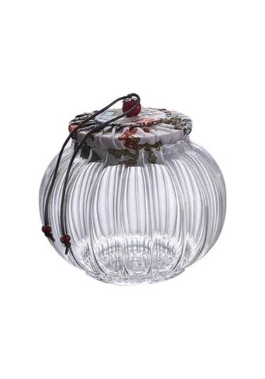 Trendooze Cam Çay Kavanozu Açık Kahve Çekirdeği Masa Beyazı Evde Kahve Keyfi İçin İdeal Seçenek Beyaz