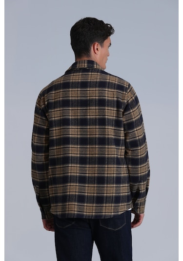 Lufian Erkek Hammer Basic Slim Fit Gömlek 112010663 Lacivert Lacivert
