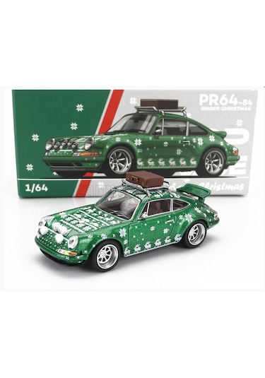 Pop Race1/64 Porsche 964 Singer 911 Merry Christmas Limited Edition 84 Yılbaşı Özel
