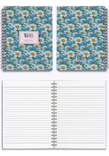 My Mia Art Daisy-midi 14x20 Çizgili Defter Çok Renkli