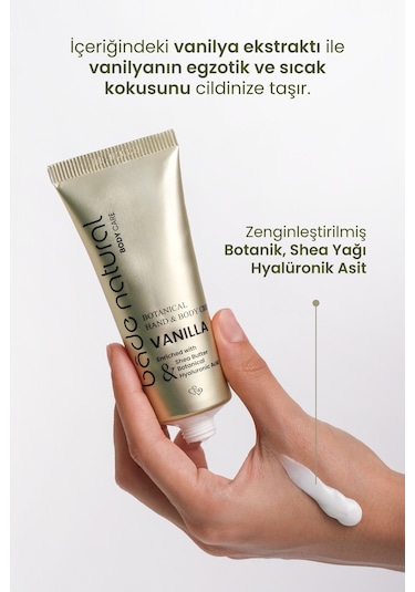 Bade Natural Vanilya Bitkisel El ve Vücut Kremi 75 ML