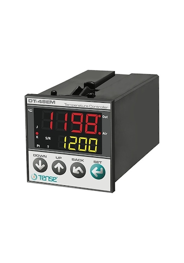 Dt-48em Opsiyonel Sıcaklık Kontrol Cihazı 48 X 48 J,k,s,r,t,pt100 2x4 Dijit 7 Segment