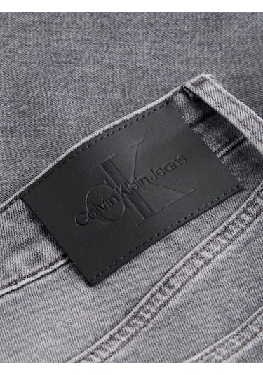 Calvin Klein Erkek Slim Gri Jeans-6504 Gri
