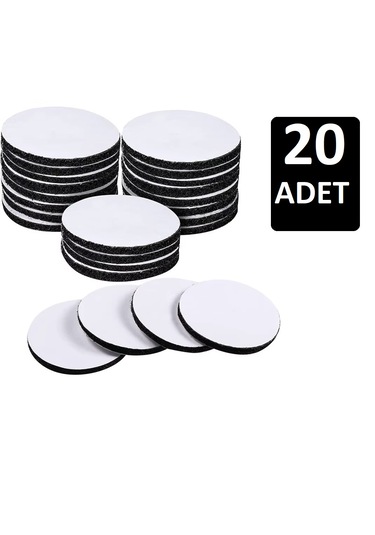 Halı Kilim Koltuk Örtüsü Sabitleyici Cırt 20 Adet Kaydırmaz Kendinden Yapışkanlı Cırt