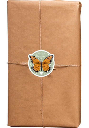 Sevgiyle Hazırlandı Teşekkür Ederiz Stickers Paketleme Kargo Pytk