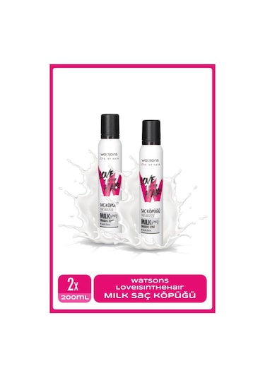 Love Is In The Hair Milk Saç Köpüğü 200 Ml 2 Adet