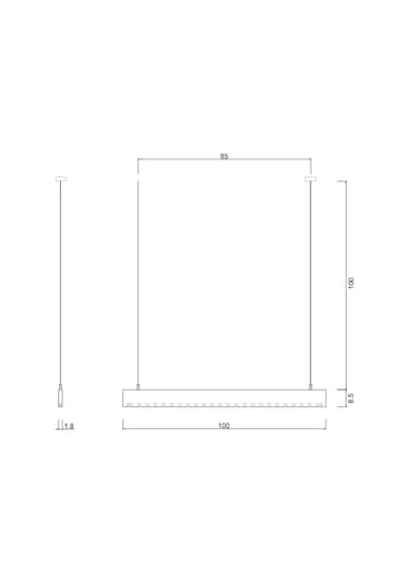 Slim Meşe Modern Ahşap Aydınlatma - Minimal Led Sarkıt Avize Meşe