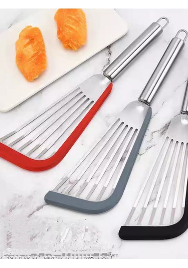 Stil'nyj İ Udobnyj Dom Pançalar İçin Çiziksiz Mutfak Silikon Spatula 179593432 Çelik