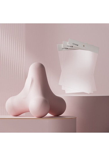 Qingmipy Fitness Kas Gerginliği Giderici Top - Omuz, Boyun, Bel, El Masajı - Pilates, Yoga, Spor Sonrası Rahatlatma - Pembe Opp Poşetli Çok Renkli