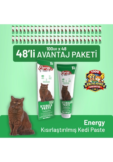 Kısırlaştırılmış Kedi Paste 100 G - 48 Adet