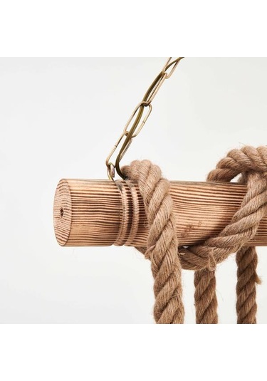 Correx Bambu 4'lü Avize Kahverengi