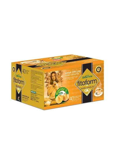 Shiffa Home Fitoform Kayısılı Karışık Bitki Süzen Poşet Çay 40 x 2 G