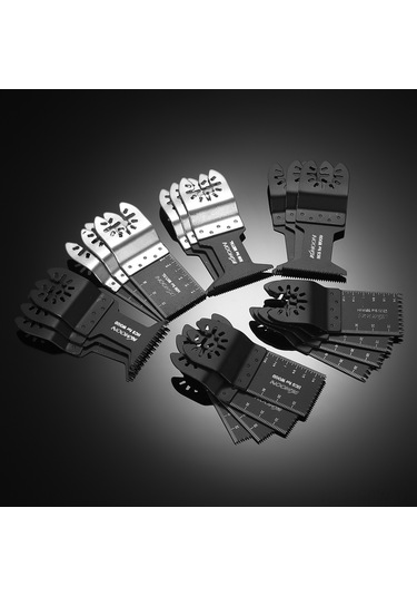 Maiyame 20'li Çok Amaçlı Darbeli Testere Uç Seti - Ahşap, Plastik, Gips Tahta Kesim - Elektrikli Alet Aksesuarı Hcs Ve Bimetal