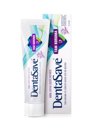 DentaSave Cistus Çiçeği Ekstresi Tam Koruma Diş Macunu 75 ML