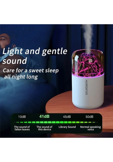 Userfriendly11 Siyah Usb Güçlü Tek Oda Nemlendirici Ve Koku Difüzörü Ev Araç İçin Kompakt