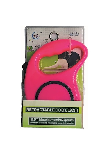 Retractable Dog Leash Kedi-Köpek Gezdirme Tasması 3m