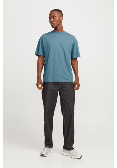 Jack & Jones Jjebradley Tee Ss O-neck Mavi Erkek Kısa Kol T-shirt 000000000102262828 Mavi