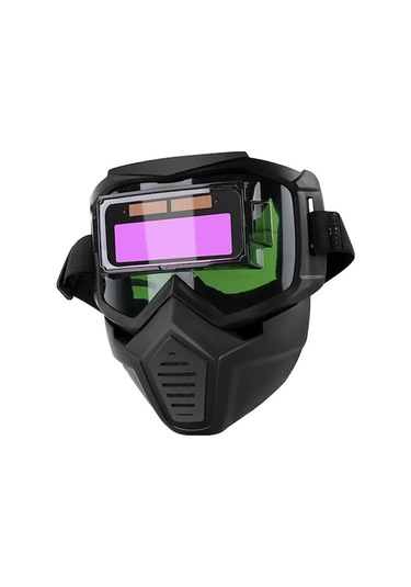 Flybuy Ayrılabilir Kaynakçı Maskesi Otomatik Kararan Gözlük Koruyucu Ekipman A