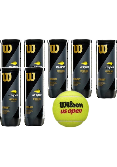 Wilson 7 Kutu Wilson Us Open Tenis Topu Vakum Ambalajda Wrt106200