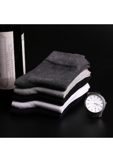 Siyah Yeni Varış Marka Erkek Çorapları Pamuk Bambu Elyaf Klasik İş Deodorant Elbise Çorapları Siyah