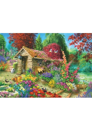 Ks Games 1500 Parça Puzzle Garden Shed 22004