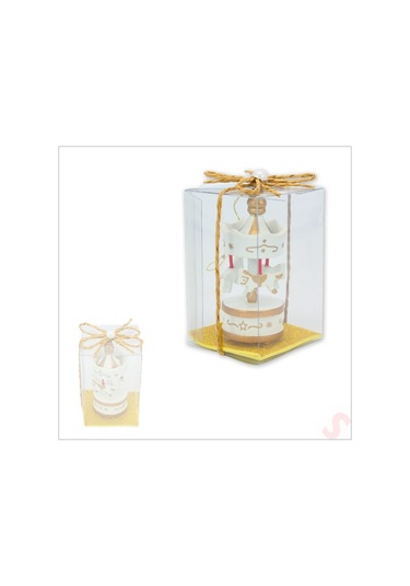 Kutulu Mini Atlı Karınca, 8,5cm X 3,5cm - Altın Süslü