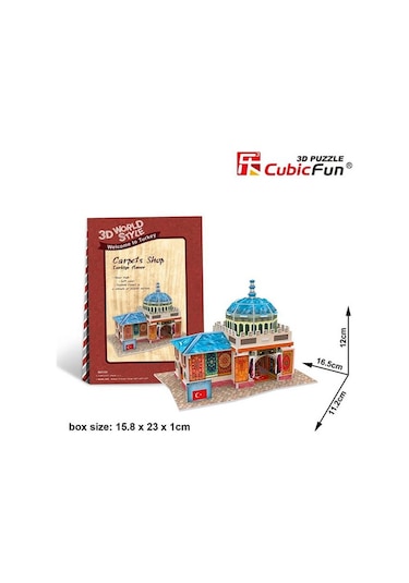 Cubicfun 3d Puzzle 26 Parça Türk Halı Mağazası W3112h